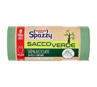 Domopak, Spazzi - Saccoverde, bolsas de basura con asas - 5 paquetes de 10 bolsas [50 bolsas]