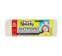 Domopak Spazzy - Bolsas nettezza Ultra resistentes, perfumadas al limón, con asas, 52 x 54 cm - 15 Bolsas