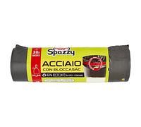 Domopak Spazzy - , saco acero con bloccasac, 30lt