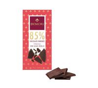 Domori® | Chocolate Negro 85% Cacao Criollo | Barra de Chocolate Negro 85% Sabor Redondo - 1 x 75 Gr