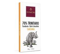 Domori - Pastillas de chocolate negro Trinitario 70% - 50g (Tanzania)