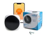 Domos - Termostato WiFi Inteligente Empotrable para Calefacción | Termostato Digital de Pared | Pantalla Táctil | Programable | Compatible con Alexa y Google Assistant