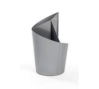 Domplex Paraguero Multifunciones, Plastico Resistente/Durable, Grís Metalizado