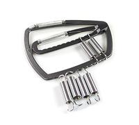 DoMyfit Gripper Ajustable, Dispositivo de Entrenamiento de Agarre, Acero, Plata