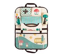 DoMyfit Organizador de Asiento de Coche para bebé, Accesorios de Remolque, Asiento de Niños, Bolsa de Almacenamiento para Colgar (Mushroom)