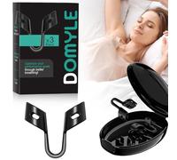 DOMYLE Dispositivos antirronquidos, dilatador nasal para dormir, eficaz para aliviar los ronquidos, una solución simple para ronquidos nasales, dispositivo reutilizable para disfrutar de una noche de