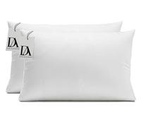 DON ALGODON - Almohada Fibra Hueca - Pack 2 Almohadas 70 cm SoftDream - Suavidad Envolvente y Confort Superior - Alta Transpirabilidad y Adaptabilidad - Firmeza Media - Antiácaros e Hipoalergénica