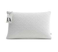 DON ALGODON - Almohada Viscoelastica 80 cm - Tejido Strech Suavidad Máxima Transpirable - Relleno 100% Copos Viscoelásticos Memory Foam Termorregulable - Firmeza Media-Alta