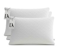 DON ALGODON - Almohada Viscoelastica Pack 2 Almohadas 75 cm - Tejido Strech Suavidad Máxima Transpirable - Relleno 100% Copos Viscoelásticos Memory Foam Termorregulable - Firmeza Media-Alta