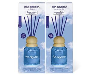 Don Algodon Ambients Ambientador Mikado Clásico. Difusor de varillas 0% Alcohol, +60 días duración. (Pack 2 uds. x 60 ml)