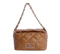DON ALGODON Bolso de mano acolchado de hombro para mujer Adriana en piel sintética con chapón de la marca en metal.
