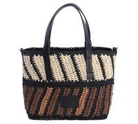 DON ALGODON - Bolso de mano de rafia para mujer - Bolso mano playa mujer - Bolsa playa para mujer Valeri