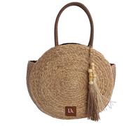 DON ALGODON | Bolso shopper mujer | Bolso mujer de rafia diseño artesanal para verano Doremi