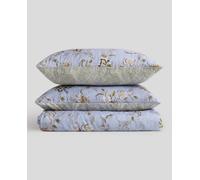 Don Algodón BOUTI reversible decorado. Azul claro Cama 105 cm