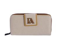 DON ALGODON - Cartera para Mujer con Tarjetero y Cierre Seguro - Cartera de Cuero con Cremallera y Gran Capacidad Oliveria