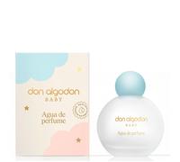 Don Algodon Baby Agua de Perfume Algodón Eau de Parfum apta recién nacidos, 93% natural, vegana, con agentes hidratantes .1ud, 100 ml