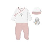 DON ALGODON - DSET04 Set 4 Piezas para Regalo de recién Nacido Color: 2-Rosa Talla: Unic