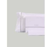 Don Algodón Juego bordado Don algodón 300 h 090 cm. elba blanco- gris. Cama 135 cm