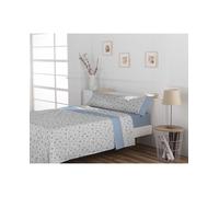 Don Algodón Juego de sábanas tela Don algodón 150 h 090 cm. Calia azul. Cama 150 cm