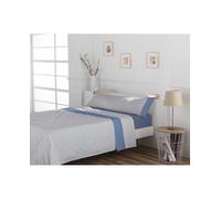 Don Algodón Juego sábana tela Don algodón 150 h 090 cm Aniel azul. Cama 150 cm