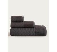 Don Algodón JUEGO TOALLAS JACQUARD maxima absorción y suavidad. Gris 100 x 150 cm