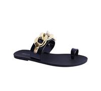 DON ALGODON Liana, Sandalias Mujer Verano, Negro, 36 EU