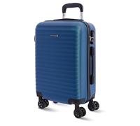 DON ALGODON - Maletas de Viaje Cabina - Maleta 55x40x20 - Maletas de Viaje - Maleta de Cabina Resistente Ryannair - Trolley Equipaje para Avion con 4 Ruedas de 360º y candado (Azul)