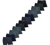 DON ALGODON Pack 12 Calzconcillos Hombre Boxer | Ropa Interior Algodón | Transpirables y Resistentes (FR/ES, Letras, XL, Regular, Regular, Verde/Negro/Marino)