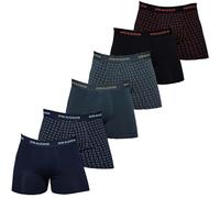DON ALGODON | Pack 6 Boxers Hombre Suaves, Transpirables y Resistentes (FR/ES, Letras, L, Regular, Regular, Negro/Marino/Verde)