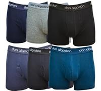 DON ALGODON | Pack 6 Boxers Hombre Suaves, Transpirables y Resistentes (FR/ES, Letras, M, Regular, Regular, Multicolor2)