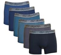 DON ALGODON | Pack 6 Boxers Hombre Suaves, Transpirables y Resistentes (FR/ES, Letras, XL, Regular, Regular, Multicolor3)
