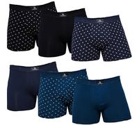 DON ALGODON | Pack 6 Boxers Hombre Suaves, Transpirables y Resistentes (FR/ES, Letras, XXL, Regular, Regular, Marino/Negro/Verdoso)