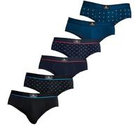 DON ALGODON | Pack 6 Slips Hombre Suaves, Transpirables y Resistentes (FR/ES, Letras, M, Regular, Regular, Verdoso/Negro/Marino)