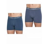 DON ALGODON Pack de 2 Bóxer Hombre PB06 (M, Verde/Antracita)