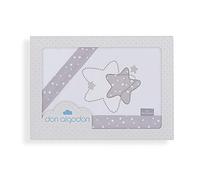 Don Algodón Sábanas Cuna Izar Blanco Gris