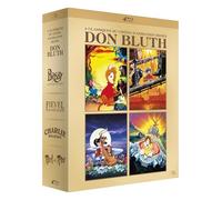 Don Bluth - Coffret 4 films : Brisby et le secret de NIMH + Fievel et le Nouveau Monde + Charlie mon héros + Rock-O-Rico [Blu-ray]