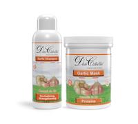 Don Cabello Pack Ajo Reparador 1000 ml + 1000 ml, Champú y Mascarilla, Cabello Seco o Dañado, Hidratación, Fuerza, Brillo y Reparación