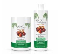 Don Cabello Pack Nutrición Batana Cabello Seco, Champú 1000 ml + Mascarilla 1000 ml, Hidratación y Suavidad, Brillo Natural, Uso Diario
