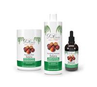 Don Cabello Pack Nutrición Profunda Batana Cabello Extra Seco, Champú 1000 ml + Mascarilla 1000 ml + Aceite 100 ml, Hidratación, Suavidad y Brillo