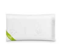 Don Descanso Almohada Viscoelástica Aloe Vera con Copos 100% Viscoelásticos, 70cm, Firmeza Media y Ergonómica. Almohada 70 Transpirable con Tejido Strech Adaptabilidad. Fabricada en España
