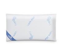 Don Descanso Almohada Viscoelástica Gel Fresh con Copos 100% Viscoelásticos,70cm, Firmeza Media y Ergonómica. Almohada 70 Transpirable con Tejido Strech Adaptabilidad. Fabricada en España