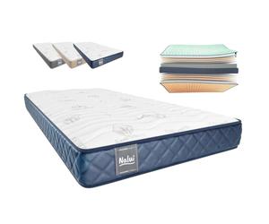 Don Descanso - Colchón 160x200 Viscoelástico Mulhacen DualSense, Altura 15cm. Multicapa con Núcleo GravityFoam, Firmeza Alta, Doble Cara Invierno/Verano, Transpirable. Fabricado en España, Azul