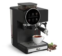 DON FELIZ Cafetera superautomática con Molinillo Integrado 20 Bar 1350W, Tolva de Granos 100g, Depósito 1.8L, Portafiltro 51mm, Vaporizador de Leche, Espresso Frío y Caliente, Cappuccino, Doble