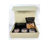 DON GOURMET, Cesta Gourmet para Regalar, Cesta Navidad, Personalizable, pate, Crema de Jamon Iberico, Crema chorizo Iberico, Vino para regalar, regañas, Regalo Día del Padre.