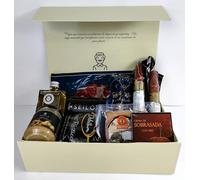 DON GOURMET, Cesta Gourmet para Regalar, Cesta Navidad, Personalizable, Queso curado, jamón ibérico, chorizo ibérico, lote embutidos ibéricos, aceite de oliva, pack ibéricos, Regalo cumpleaños.