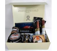 DON GOURMET, Cesta Gourmet para Regalar, Cesta Navidad, Personalizable, Queso curado, jamón ibérico, chorizo ibérico, lote embutidos ibéricos, aceite de oliva, patés, pack ibéricos, Regalo cumpleaños.