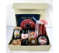 DON GOURMET, Cesta Gourmet para Regalar, Cesta Navidad, Personalizable, Queso curado, jamón ibérico, lote embutidos ibéricos, aceite de oliva, patés, pack ibéricos, miel, regañas. Regalo cumpleaños.