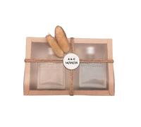 DON GOURMET, Detalles comunión para invitados, detalles boda para invitados, detalles bautizo para invitados, Set Gourmet de aceite de oliva virgen extra aromatizado. (Pack 8 Aceite y Vinagre 100 ml)