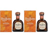 DON JULIO tequila reposado, 700 ml (Paquete de 2)