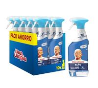 Don Limpio Baño Limpiador en Spray 10 x 450ml, Producto de limpieza para Baño Con Poder Antical, Elimina el 100% de los Restos de Jabon
